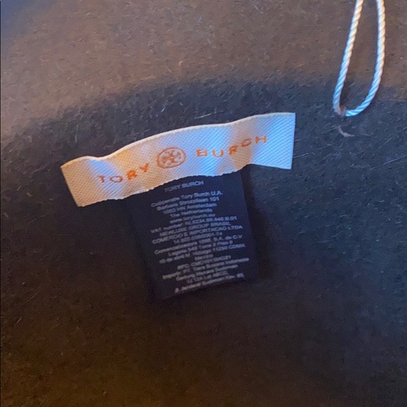 NWT Tory Burch Choc Wide Brim Felt Hat - Picture 4 of 5